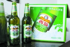 九头崖一天生产假青啤两万多件